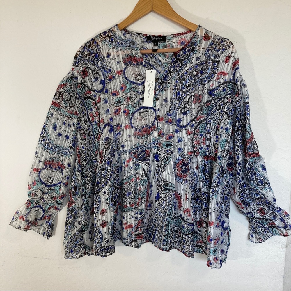 RD & Koko boho blouse Size S NWT.